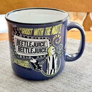 BEETLEJUICE The Ghost with the Most Ceramic Mug BRAND NEW!!